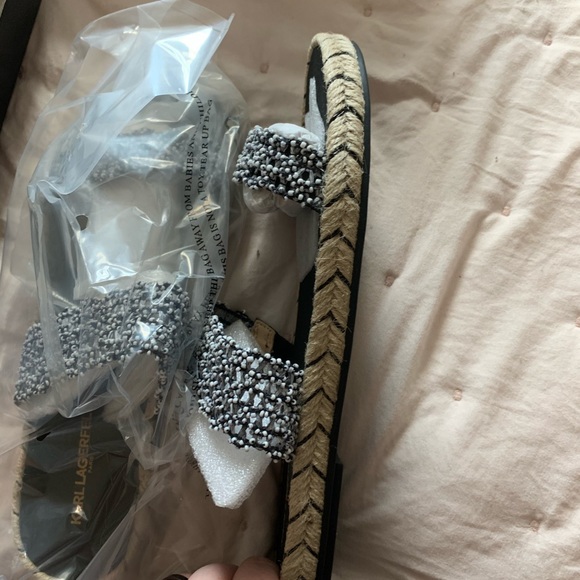 🆕KARL LAGERFELD SANDALS - Picture 2 of 5
